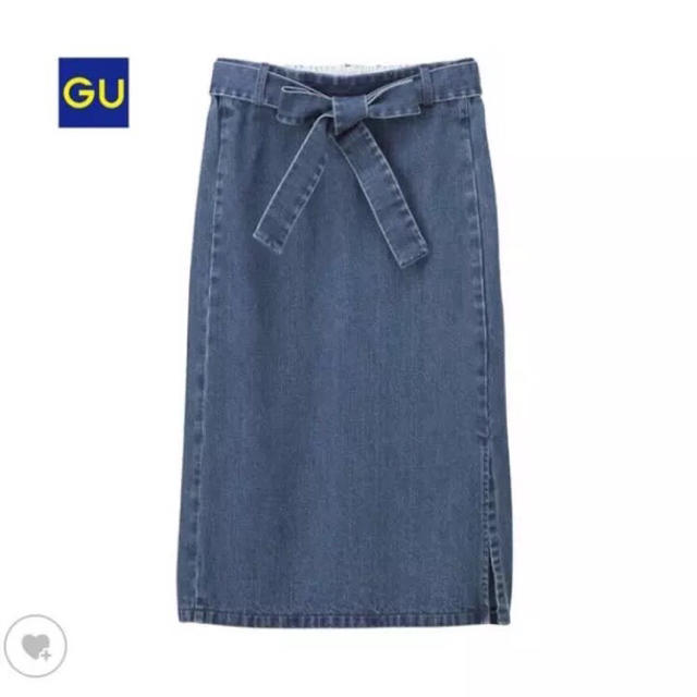 GU(ジーユー)のgu デニム スカート レディースのスカート(ロングスカート)の商品写真