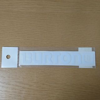 バートン(BURTON)のバートン ステッカー 2㎝×14㎝ ホワイト(アクセサリー)