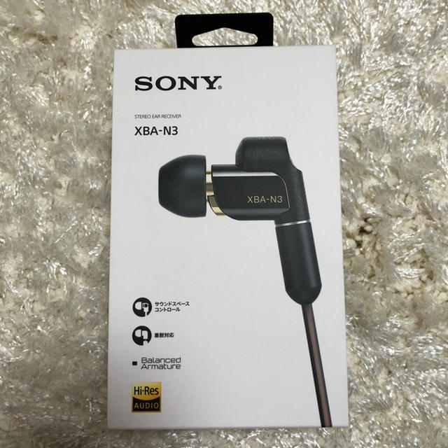 SONY(ソニー)のSONY　ソニー　インナーイヤーレシーバー スマホ/家電/カメラのオーディオ機器(ヘッドフォン/イヤフォン)の商品写真