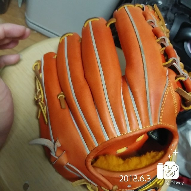 MIZUNO(ミズノ)の未使用　硬式　ミズノ　ミズノプロ　現在販売終了の内野手6型　レア スポーツ/アウトドアの野球(グローブ)の商品写真