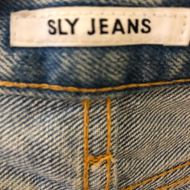 SLY(スライ)のSLYデニムワイドパンツ ライトブルー レディースのパンツ(デニム/ジーンズ)の商品写真