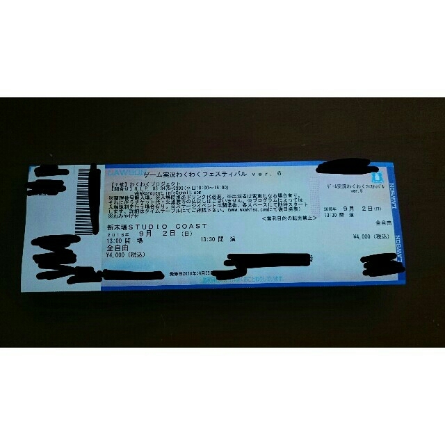 【東京】ゲーム実況わくわくフェスティバル ver.6 チケット チケットのイベント(その他)の商品写真