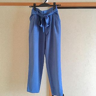 ロペピクニック(Rope' Picnic)のウエストリボン付き パンツ(クロップドパンツ)