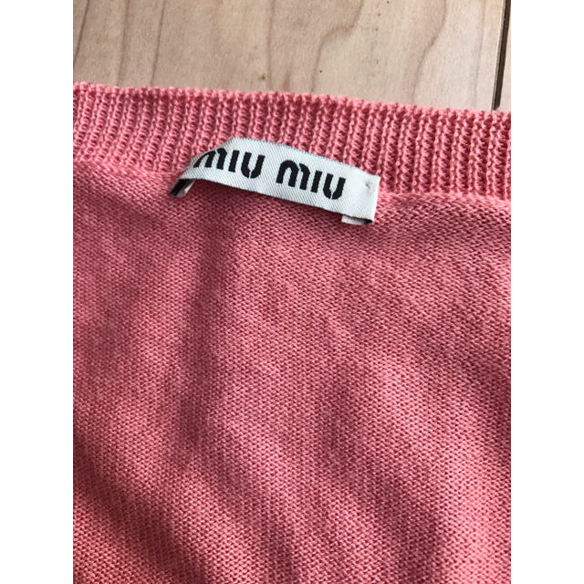 miumiu(ミュウミュウ)のfunny me様専用  コットンセーター、プラダ半袖ニット♪ レディースのトップス(ニット/セーター)の商品写真