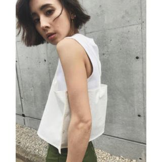 アメリヴィンテージ(Ameri VINTAGE)の【新品タグ付き】アメリ BIB LAYERED N.S TOP(タンクトップ)