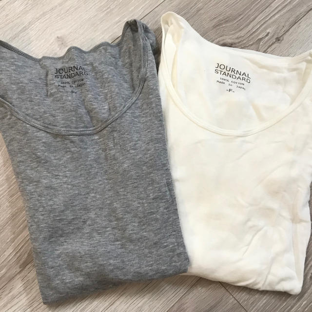 JOURNAL STANDARD(ジャーナルスタンダード)のJOURNALSTANDARD  ロングTシャツ 2枚セット レディースのトップス(Tシャツ(長袖/七分))の商品写真