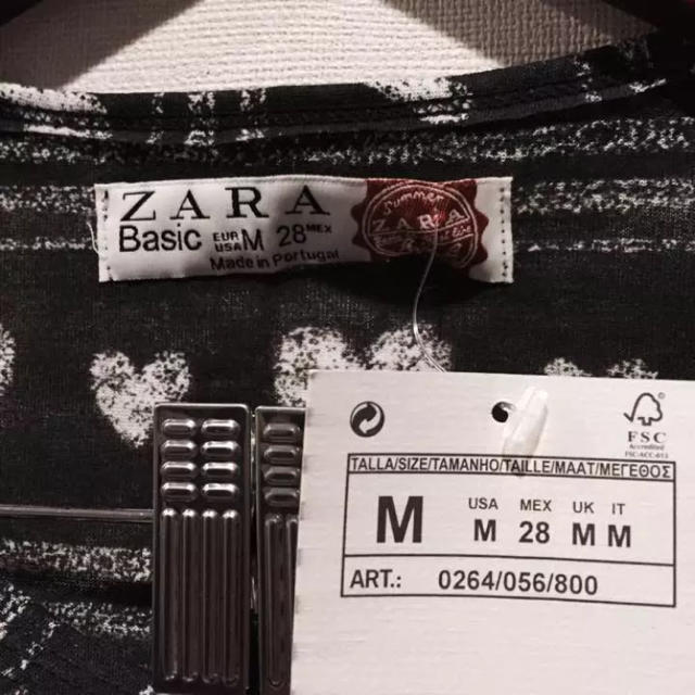 ZARA(ザラ)の【新品】ZARA 大人可愛いカットソー レディースのトップス(Tシャツ(半袖/袖なし))の商品写真
