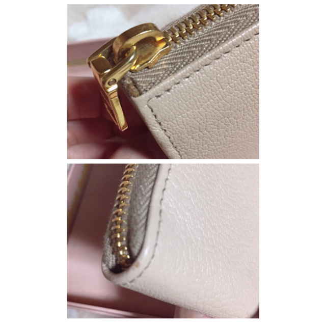 miumiu(ミュウミュウ)の♡ミュウミュウ♡ピンクベージュ♡財布 レディースのファッション小物(財布)の商品写真