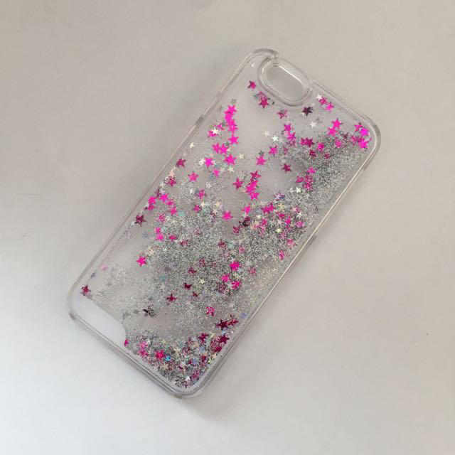 iPhone６♡流れ星ケース(シルバー) スマホ/家電/カメラのスマホアクセサリー(モバイルケース/カバー)の商品写真