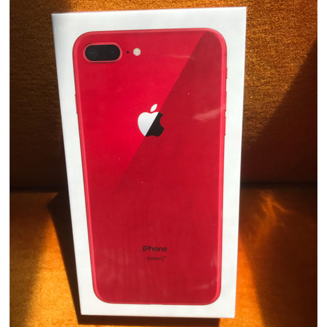 人気特価 Apple - iPhone8 plus 64GB 赤 新品未開封 スマートフォン