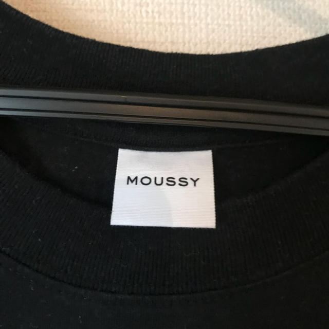 moussy(マウジー)のmoussy 黒T  レディースのトップス(Tシャツ(半袖/袖なし))の商品写真