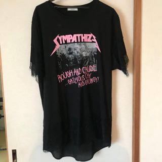 ジュエティ(jouetie)のjouetie  黒 Tシャツワンピ(ミニワンピース)