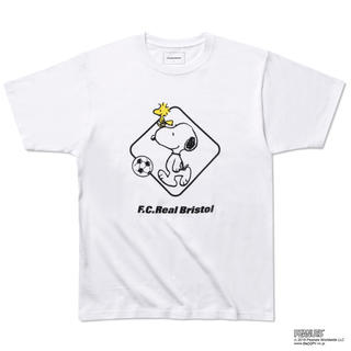 エフシーアールビー(F.C.R.B.)の新品 F.C.R.B. SNOOPY EMBLEM TEE ホワイトS(Tシャツ/カットソー(半袖/袖なし))