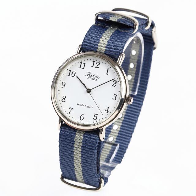 NATO タイプ 腕時計ベルト 替えバンド ネイビーグレー 18mm メンズの時計(その他)の商品写真