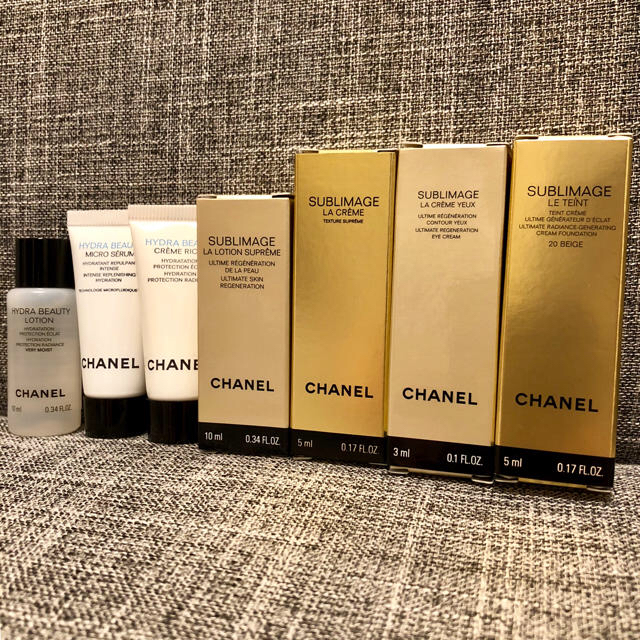 CHANEL(シャネル)の値下げ★お得♪CHANEL★新品 サブリマージュ 他 セット コスメ/美容のキット/セット(サンプル/トライアルキット)の商品写真