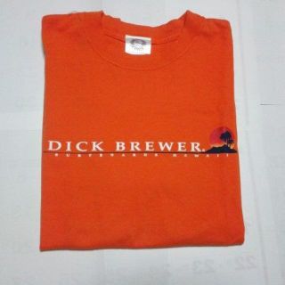 ディックブリューワー(Dick Brewer)のDick Brewer Tシャツ（オレンジ）(Tシャツ/カットソー(半袖/袖なし))