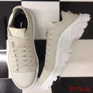 ラフシモンズ(RAF SIMONS)の新品18SS 26cm adidas ラフシモンズ デトロイトランナー ホワイト(スニーカー)