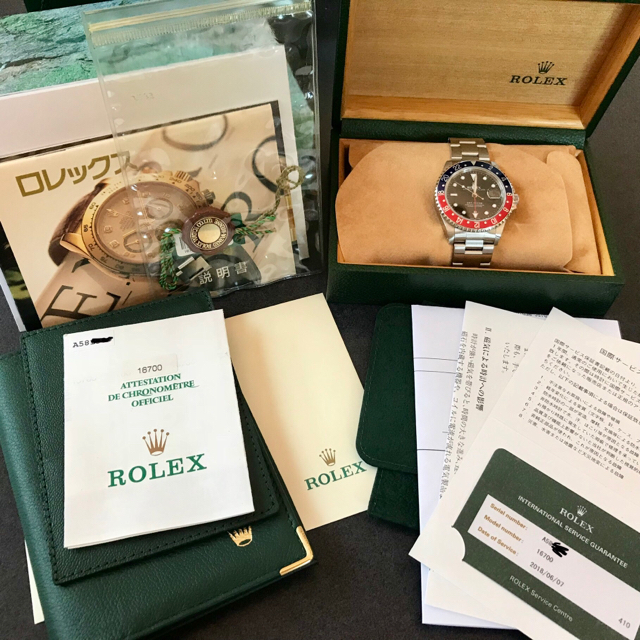 ROLEX(ロレックス)のGMT-MASTER ref16700 OH済 最終A番シリアル  ❶/❸ メンズの時計(腕時計(アナログ))の商品写真