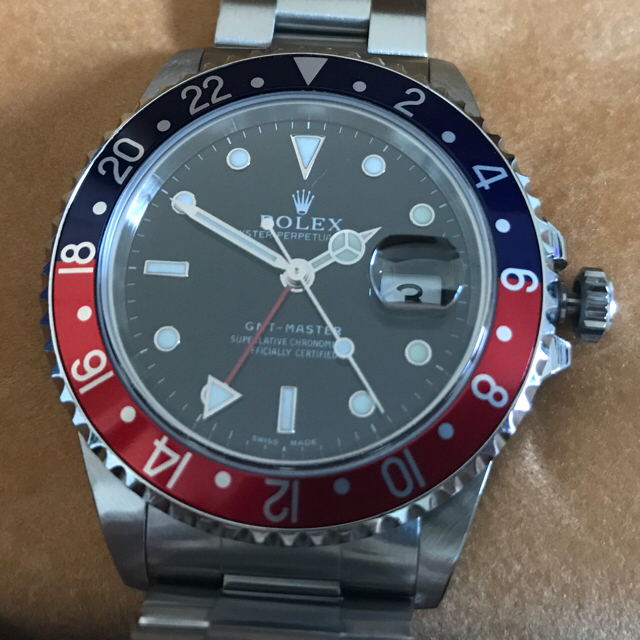 ROLEX(ロレックス)のGMT-MASTER ref16700 OH済 最終A番シリアル  ❷/❸ メンズの時計(腕時計(アナログ))の商品写真