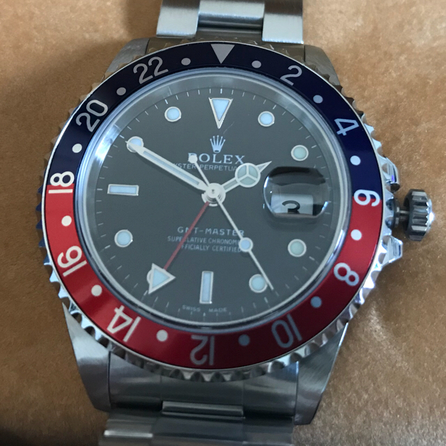 ROLEX(ロレックス)のGMT-MASTER ref16700 OH済 最終A番シリアル  ❸/❸ メンズの時計(腕時計(アナログ))の商品写真