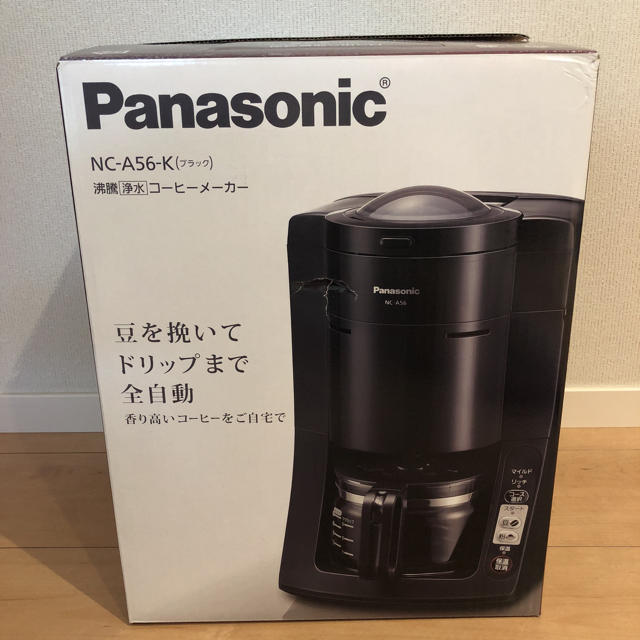 スマホ/家電/カメラ★お値下げ中★Panasonic コーヒーメーカー NC-A56-K(ブラック)