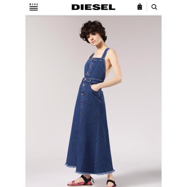 DIESEL(ディーゼル)のDIESEL スカート ロング ジャンパースカート オールインワン サロペット  レディースのパンツ(サロペット/オーバーオール)の商品写真