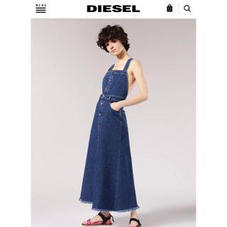 ディーゼル(DIESEL)のDIESEL スカート ロング ジャンパースカート オールインワン サロペット (サロペット/オーバーオール)