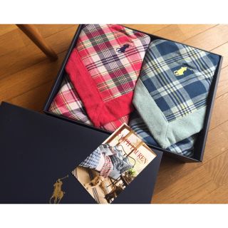 ラルフローレン(Ralph Lauren)の未使用☆ラルフローレン ハーフ タオルケット チェック柄 2枚セット(その他)