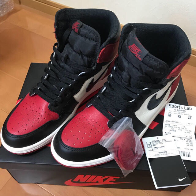 専用ですair jordan 1 retro High OG BRED TOE