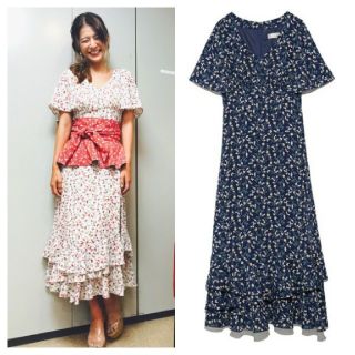 リリーブラウン(Lily Brown)のmaさま専用☆2017SS💖Lily Brownヴィンテージフラワーワンピース(ロングワンピース/マキシワンピース)