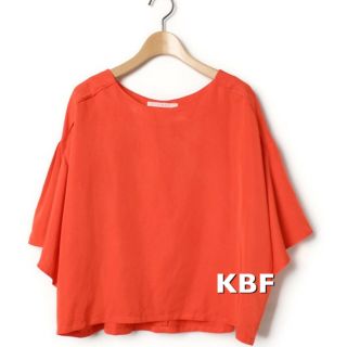 ケービーエフ(KBF)の☆たまごっち様専用☆ KBF 半袖ブラウス (レッド)(シャツ/ブラウス(半袖/袖なし))