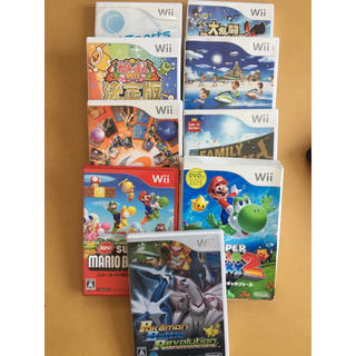 ウィー(Wii)のwii ソフトまとめ売り 任天堂(家庭用ゲームソフト)