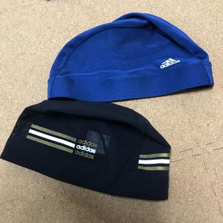 アディダス(adidas)のアディダス スイムキャップ2個セット(マリン/スイミング)