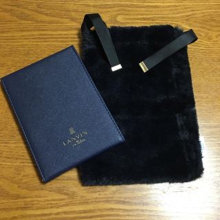 ランバンオンブルー(LANVIN en Bleu)のLANVIN en Bleu ビックミラー＆ふわふわポーチ(ミラー)