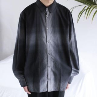 コムデギャルソン(COMME des GARCONS)のold Calvin Klein big ombre check shirt(シャツ)