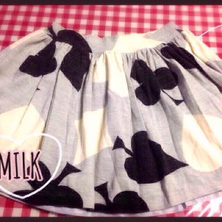 ミルク(MILK)の〈SALE〉MILK トランプ スカート(ひざ丈スカート)