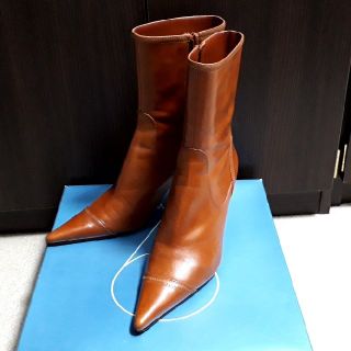 ナインウエスト(NINE WEST)の【美品】NINE WESTショートブーツ(24㎝)(ブーツ)