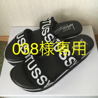 ステューシー(STUSSY)のStussy women 厚底サンダル  24㎝ 短時間使用 Ｍ ステューシー(サンダル)