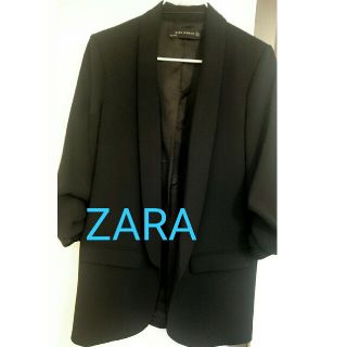 ザラ(ZARA)のZARA ジャケット 黒(テーラードジャケット)