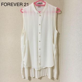 フォーエバートゥエンティーワン(FOREVER 21)のノースリーブシャツ(シャツ/ブラウス(半袖/袖なし))