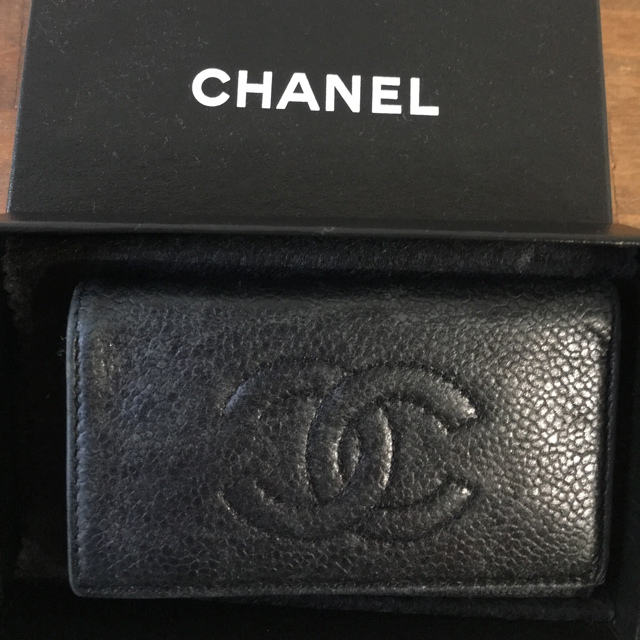 CHANEL(シャネル)のCHANEL  キャビアスキン  キーケース 黒 レディースのファッション小物(キーケース)の商品写真