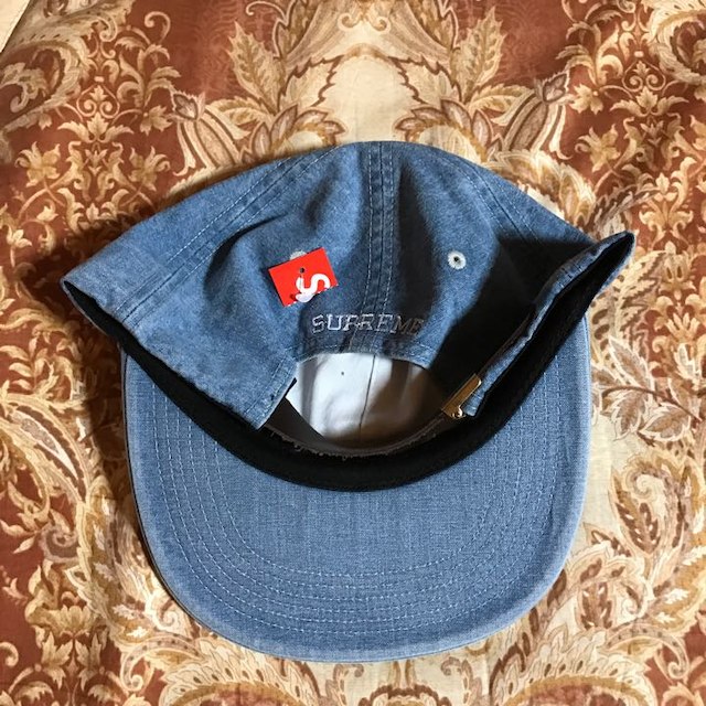 Supreme(シュプリーム)のsupreme Washed Chambray S Logo 6-Panel 青 メンズの帽子(その他)の商品写真