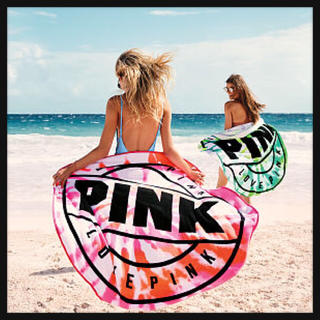 ヴィクトリアズシークレット(Victoria's Secret)のVSPINK♡ラウンドビーチタオル/ビーチブランケット(その他)