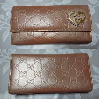 グッチ(Gucci)の★GUCCIグッチ★長財布★ピンク★(長財布)