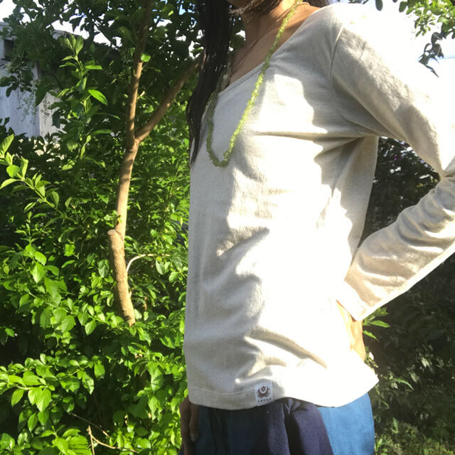 ヘンプコットン】【長袖Tシャツ】✨【生成り】専用ページの通販 by 木