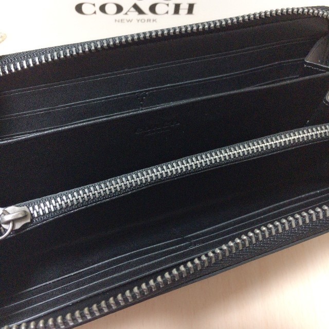 COACH(コーチ)の新品未使用　COACH　長財布　人気　迷彩　ブルー メンズのファッション小物(長財布)の商品写真