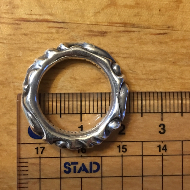 Chrome Hearts(クロムハーツ)のクロムハーツスクロールリング メンズのアクセサリー(リング(指輪))の商品写真