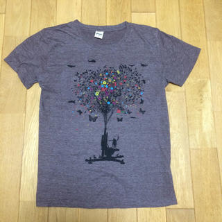 グラニフ(Design Tshirts Store graniph)の美品 フラワーTシャツ(Tシャツ/カットソー(半袖/袖なし))