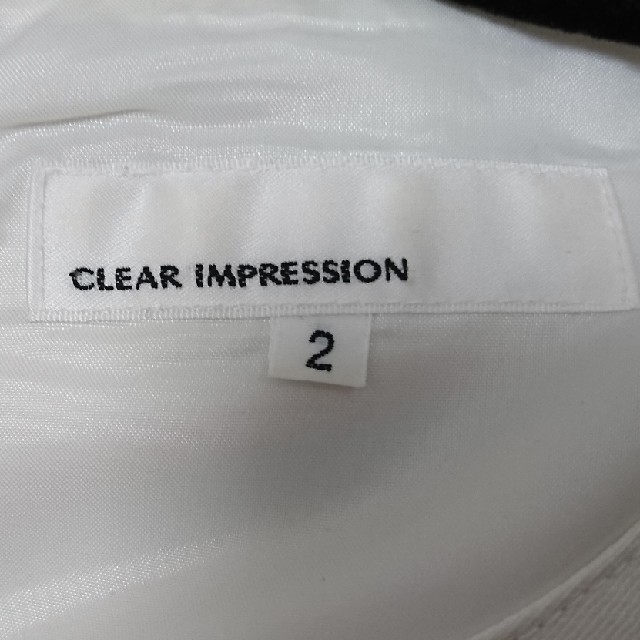 CLEAR IMPRESSION(クリアインプレッション)のCLEAR IMPRESSIONサイズ2usedワンピースクリアインプレッション レディースのワンピース(ひざ丈ワンピース)の商品写真