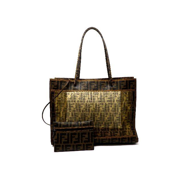 【美品】 8BH183 トートバッグ ポーチ付き ズッカ柄 メッシュ ブラウン | フリマアプリ ラクマ 【美品】 8BH183 トートバッグ ポーチ付き ズッカ柄 メッシュ ブラウン | フリマアプリ ラクマ